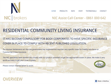 Tablet Screenshot of nicsa.co.za